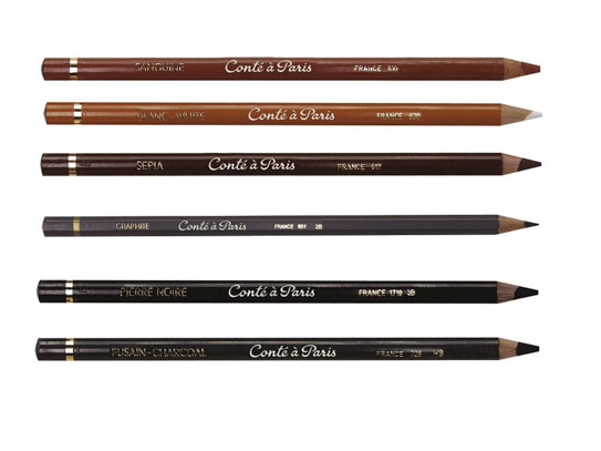 Conte A Paris Pastel Pencils Colour Chart