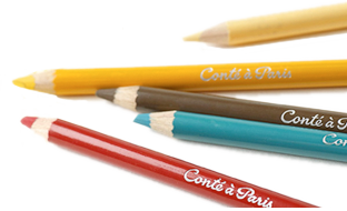 Conte Pastel Pencils Colour Chart