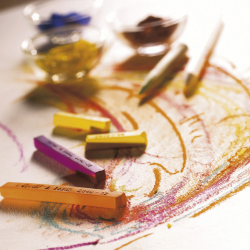 Conté à Paris Artistes Square Crayons Boîte de 48 différentes couleurs 